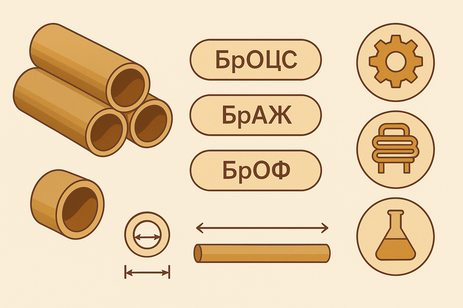 Как подобрать бронзовую трубу: практическое руководство от специалистов «Металл-Союз»